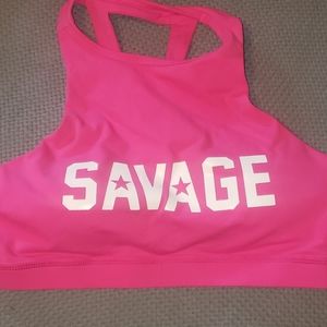 Savage barbell sports bra